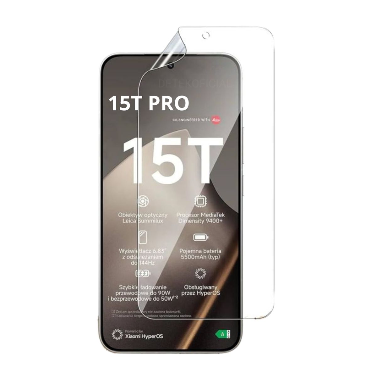 GENERICO - Lamina Protectora De Hidrogel Para Xiaomi 15T 5G