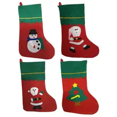 URBANCASE - Botas Navideñas X4 Colgantes Decoración 36cm X 17cm