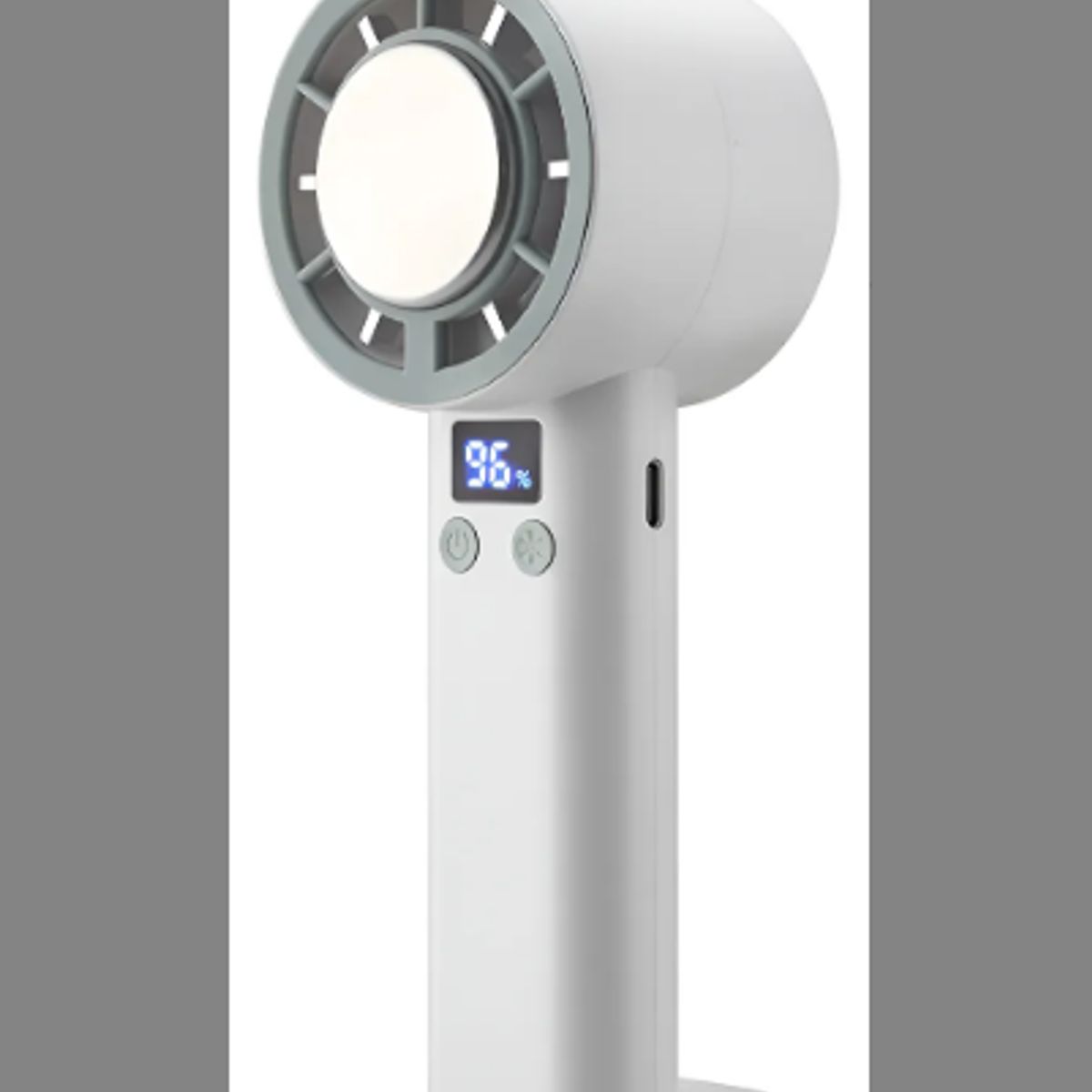 GENERICO - Mini Ventilador De Mano Portátil Soporte Plegable Y Pantalla