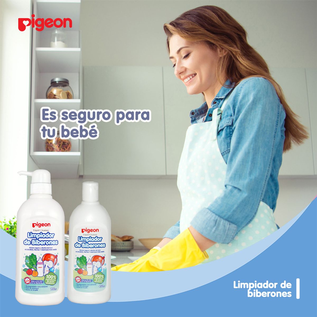PIGEON - Limpiador de Mamaderas PIGEON 450ml