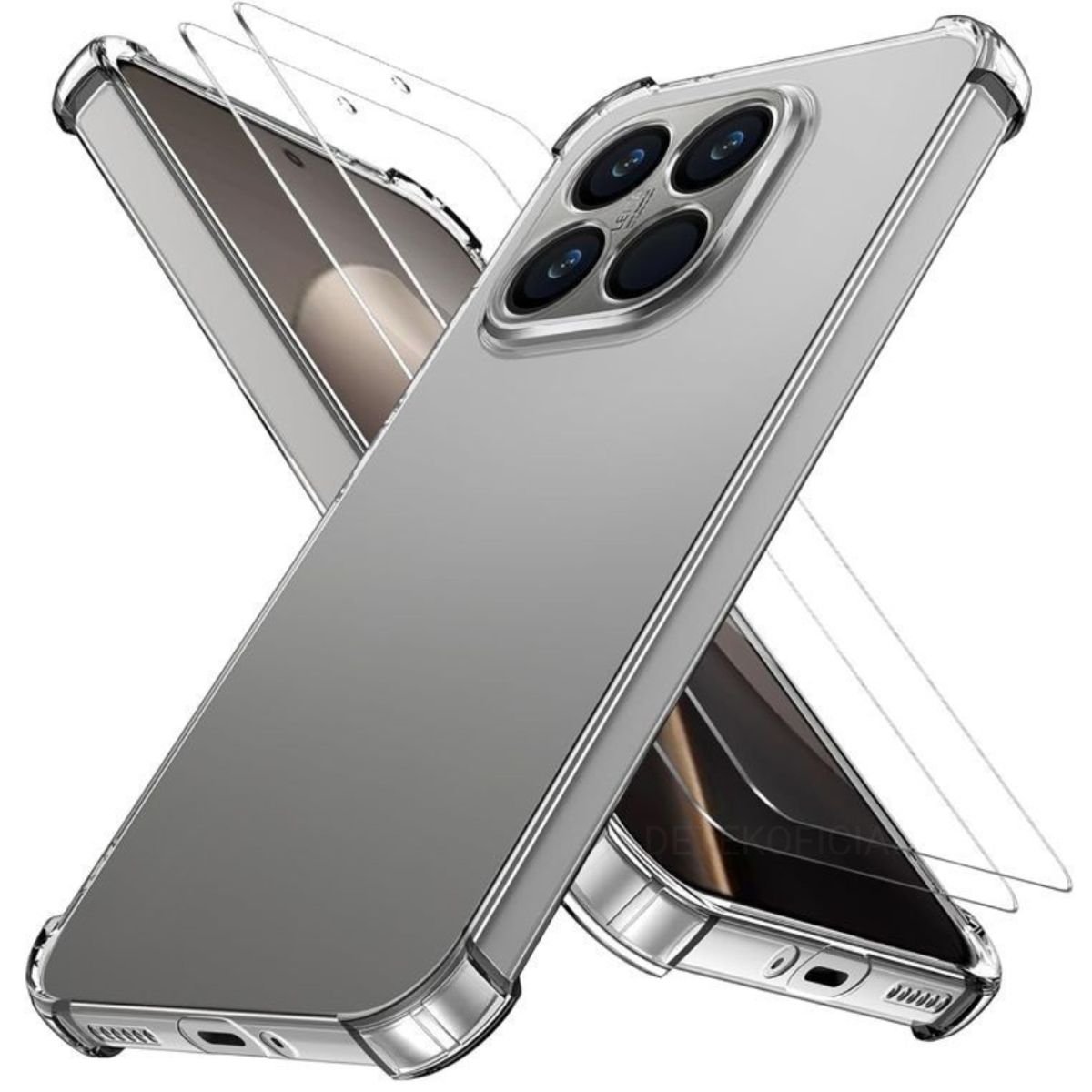 GENERICO - Carcasa Transp Antishock Para Xiaomi 15T 5G + Lamina Vidrio