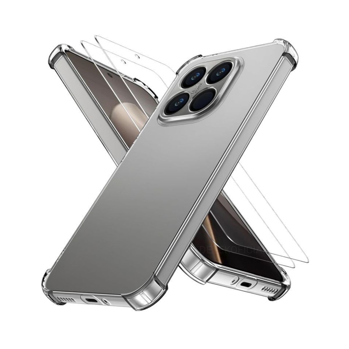 GENERICO - Carcasa Transp Antishock Para Xiaomi 15T 5G + Lamina Vidrio