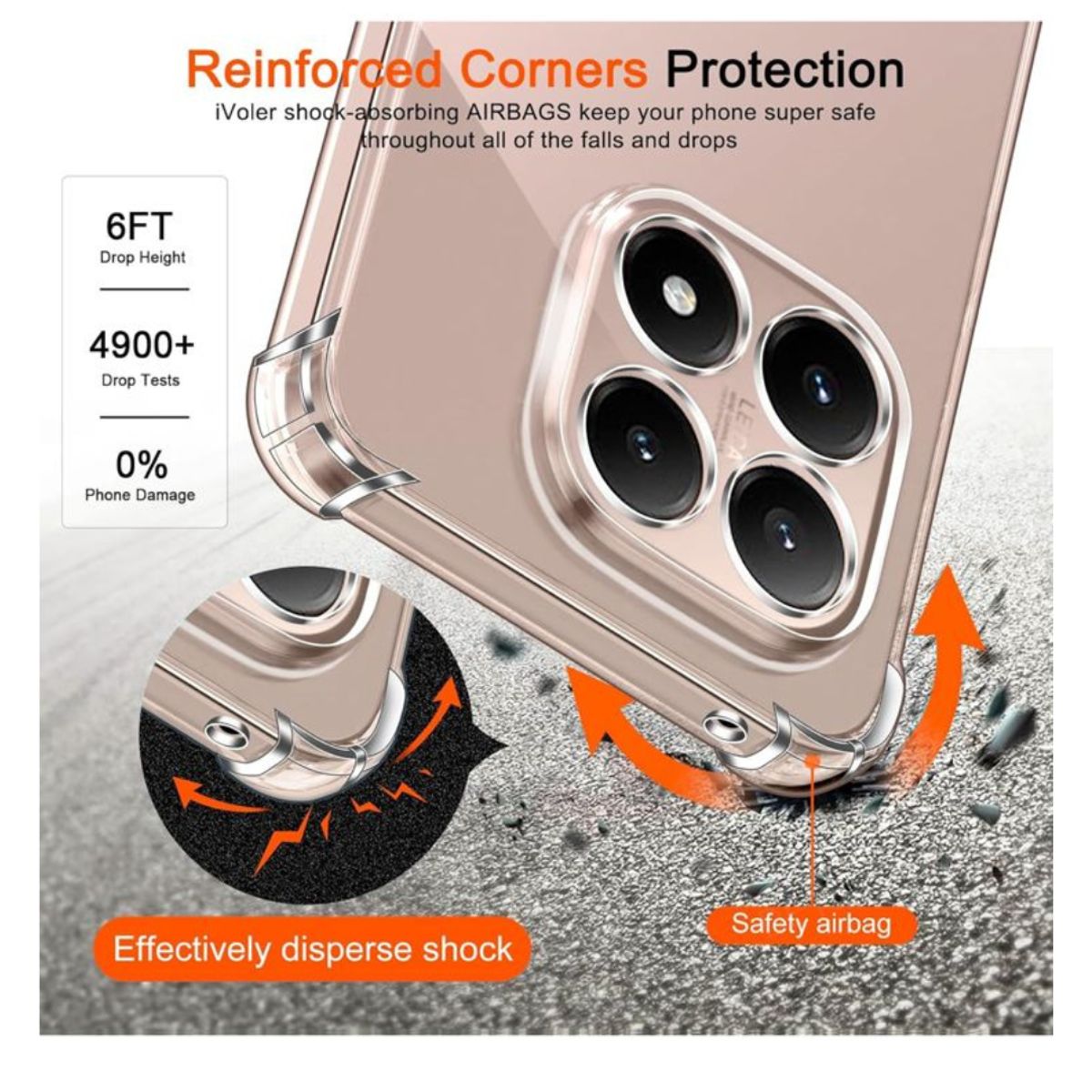 GENERICO - Carcasa Transp Antishock Para Xiaomi 15T 5G + Lamina Vidrio