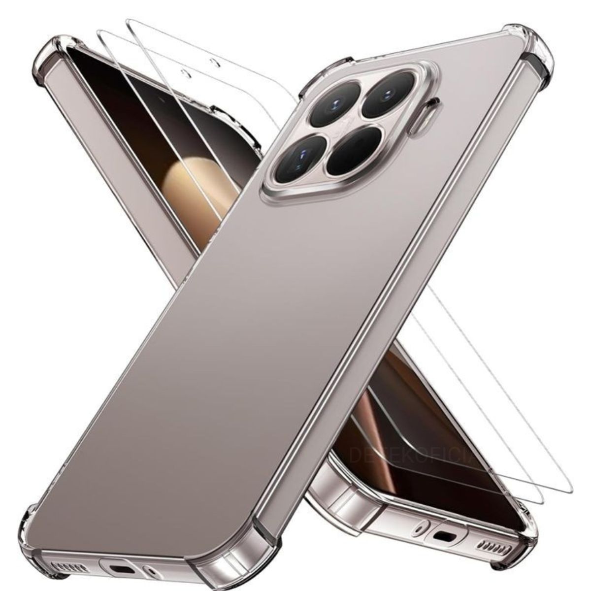 GENERICO - Carcasa Transp Antishock Para Xiaomi 15T Pro + Lamina Vidrio
