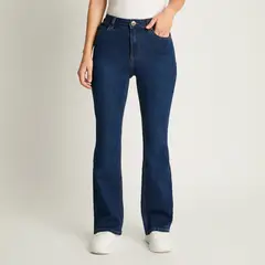 LORENZO DI PONTTI - Jeans 5 Bolsillos Flare Azul Marino