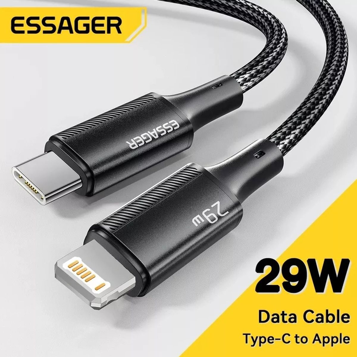Cable TIPO C a Iphone Ligthing Carga y Datos 29W Essager, marca GENERICO - Foto Principal