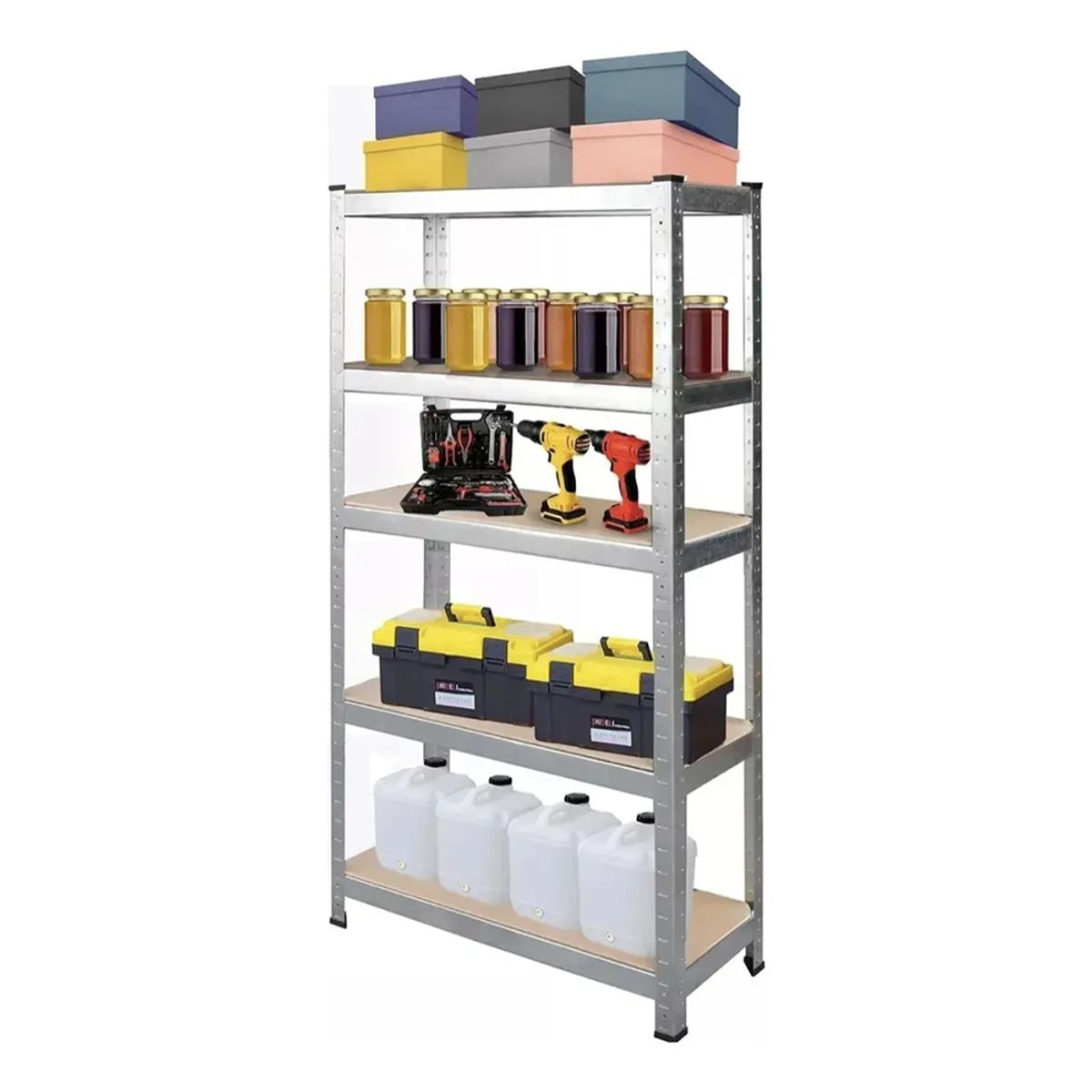 TIENDA EL GARAGE - Estante Rack Metalico 180x90x40 cm