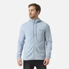LIPPI - Polar Hombre Stripes Nano-F Full Zip Hoody Azul Piedra