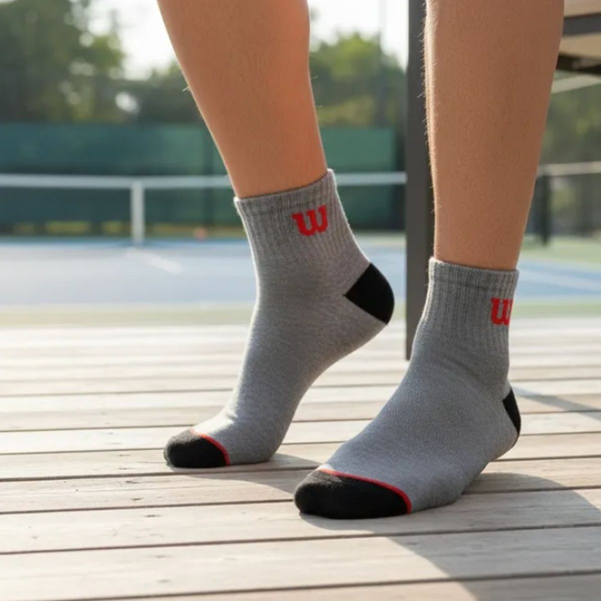 WILSON - Calcetines Wilson 5 Pack Hombre Quarter Reforzados Mix Talla 40 a 44