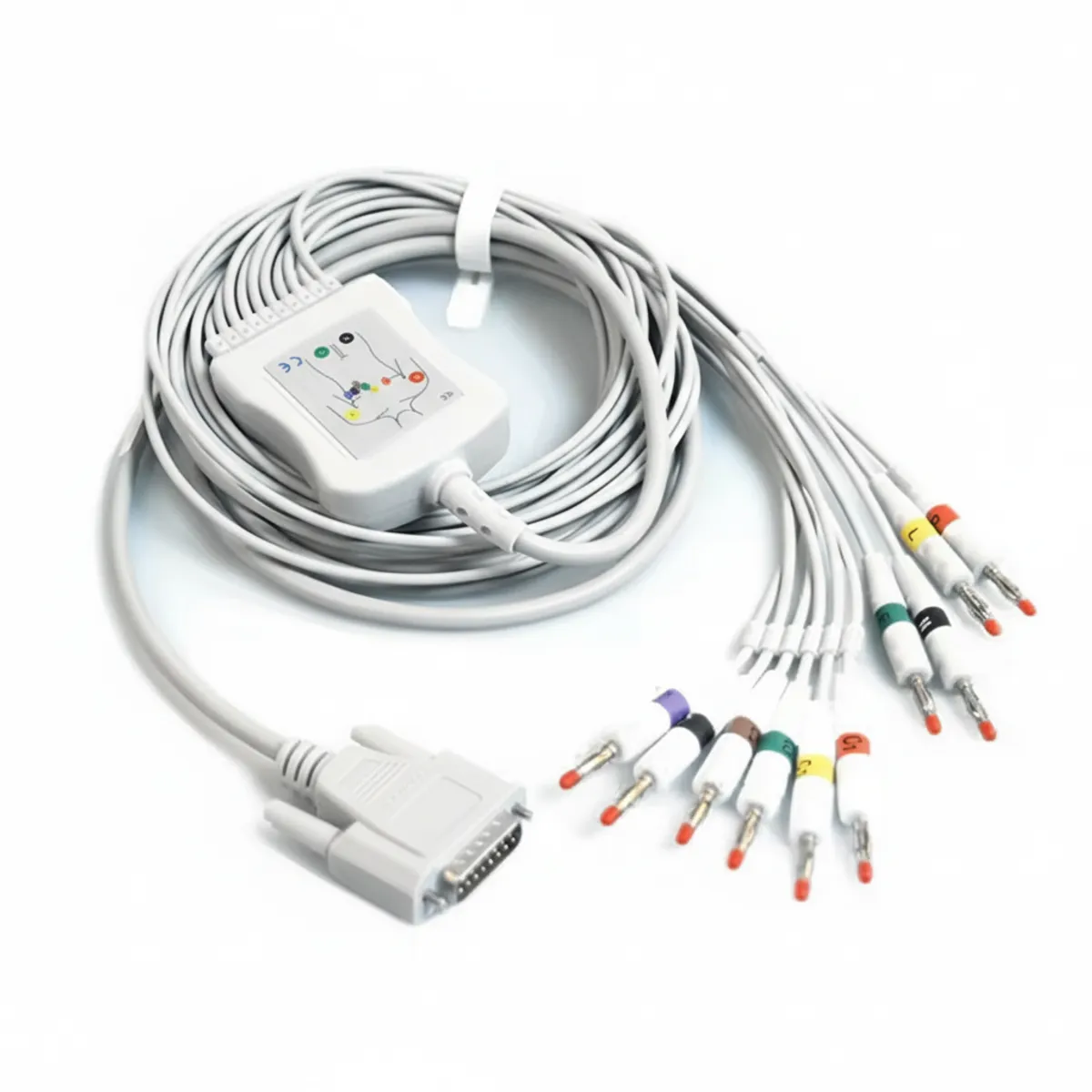 CONTEC - Cable Electrocardiografo Ecg 12 Derivaciones Contec