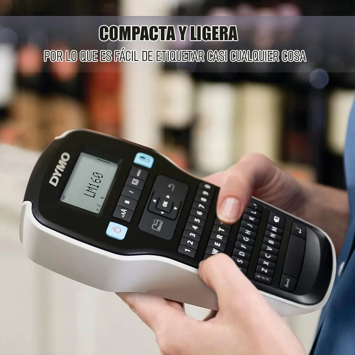 DYMO - Etiquetadora Rotuladora Manual Rotuladora Portatil Etiqueta