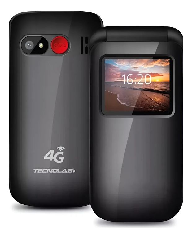 Celular Senior Adulto Mayor 4G Negro