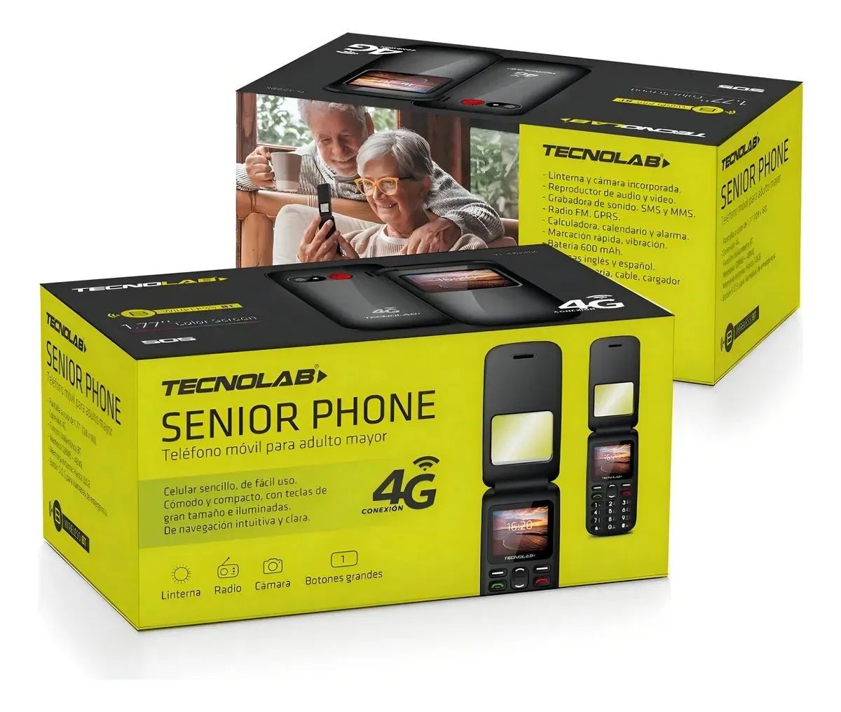 Celular 3g Adulto Mayor SOS TECNOLAB