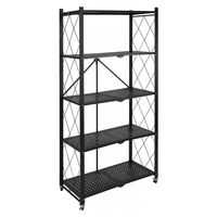 Estante Rack 5 repisas Con Ruedas 163x72x34 cms