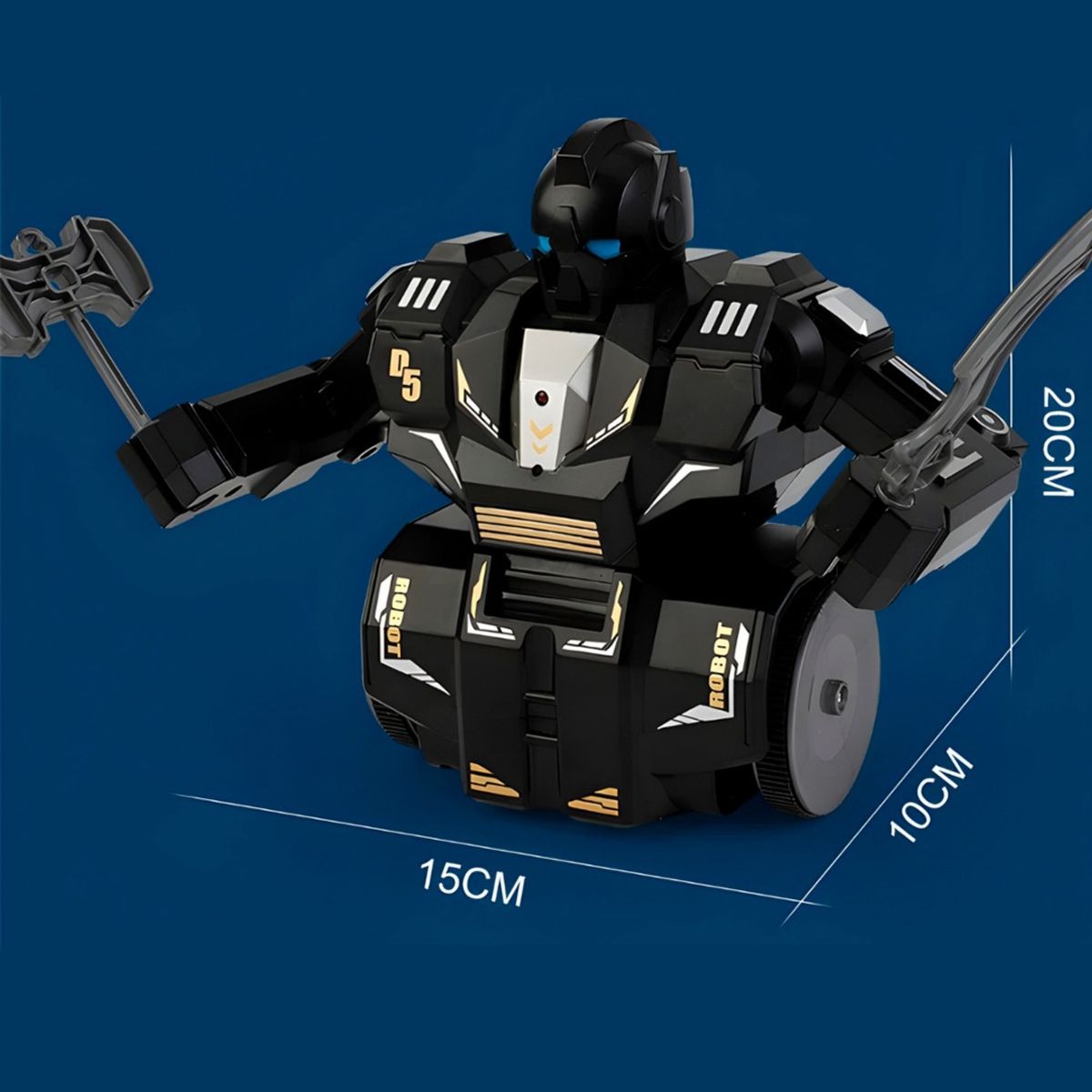 HOMEBRANDT - Jueguete Robot Batalla a Control Remoto Armas Batería Recargable