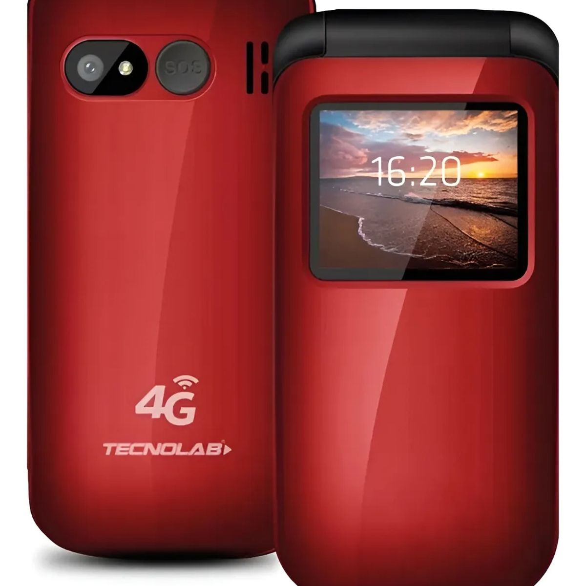 TECNOLAB - Celular 3g Adulto Mayor SOS TECNOLAB Rojo