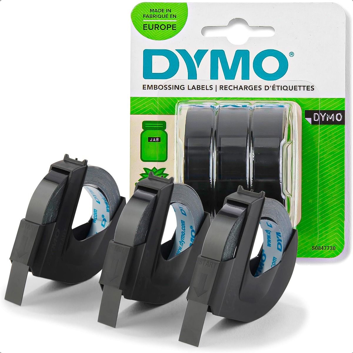 DYMO - Repuesto Etiquetas Dymo Cinta Rotuladora Etiqueta En Relieve