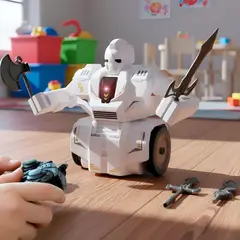 HOMEBRANDT - Juguete A Control Remoto Robot De Batallas Con Armas