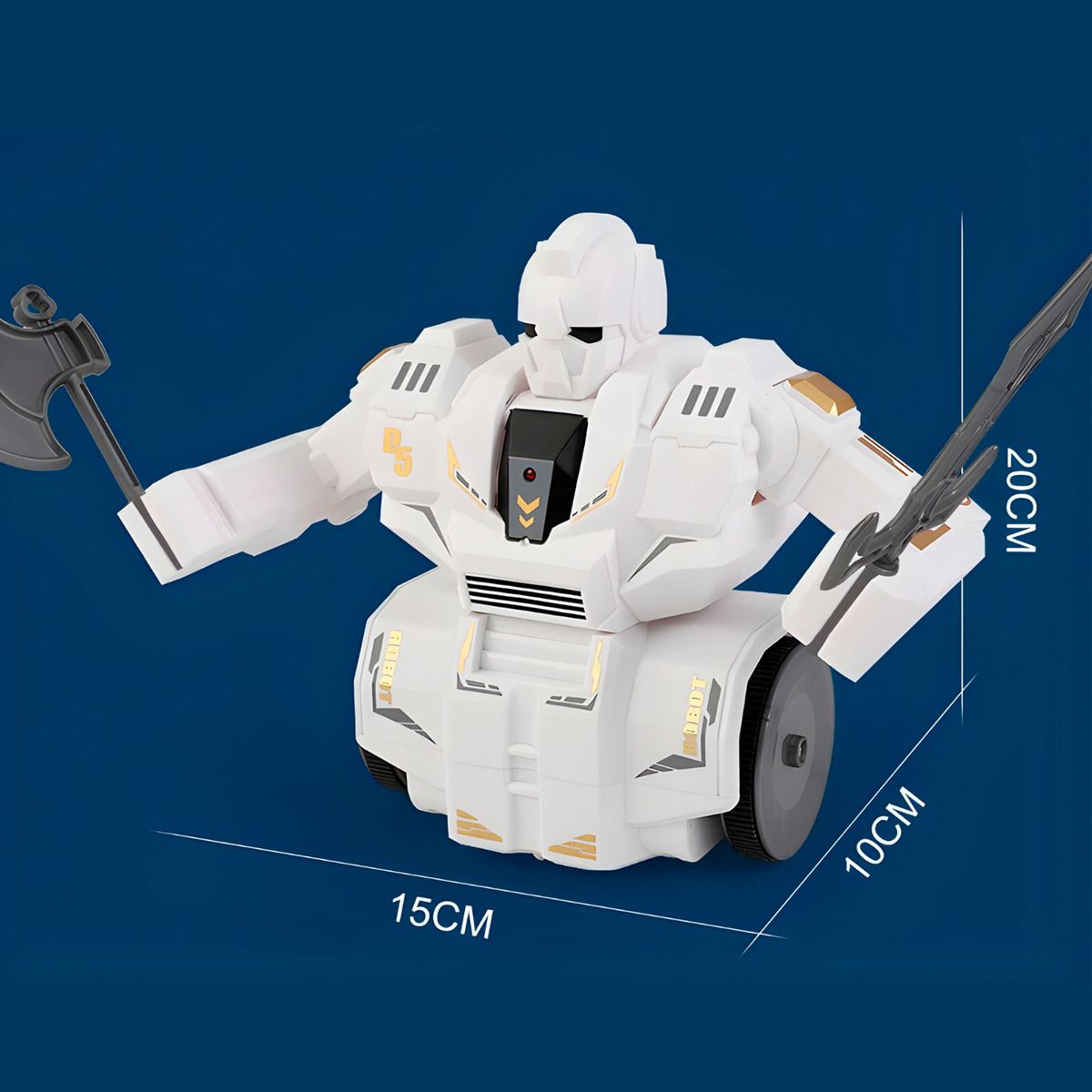 HOMEBRANDT - Juguete A Control Remoto Robot De Batallas Con Armas