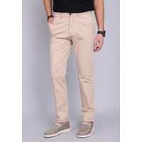 Pantalón Chino Básico Regular Fit Beige