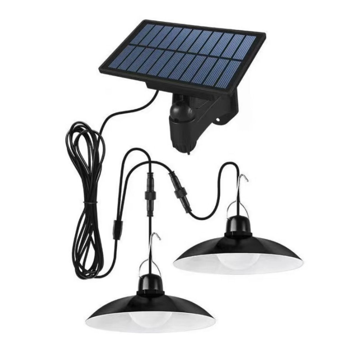 GENERICO - Kit 2 Lámparas Colgantes Solares Led Con Control Remoto