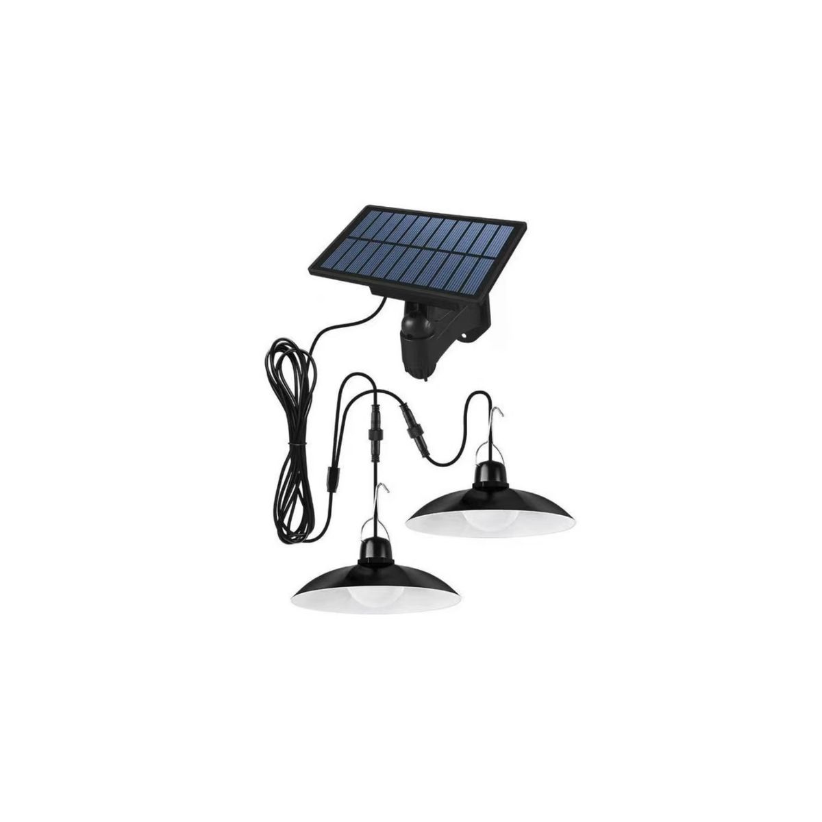 GENERICO - Kit 2 Lámparas Colgantes Solares Led Con Control Remoto