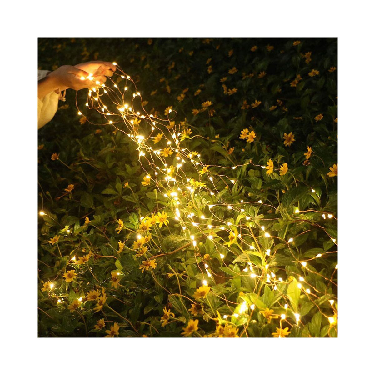GENERICO - Guirnalda de Luces Led Solar 30 Mts Tipo Hada – Luz Calida
