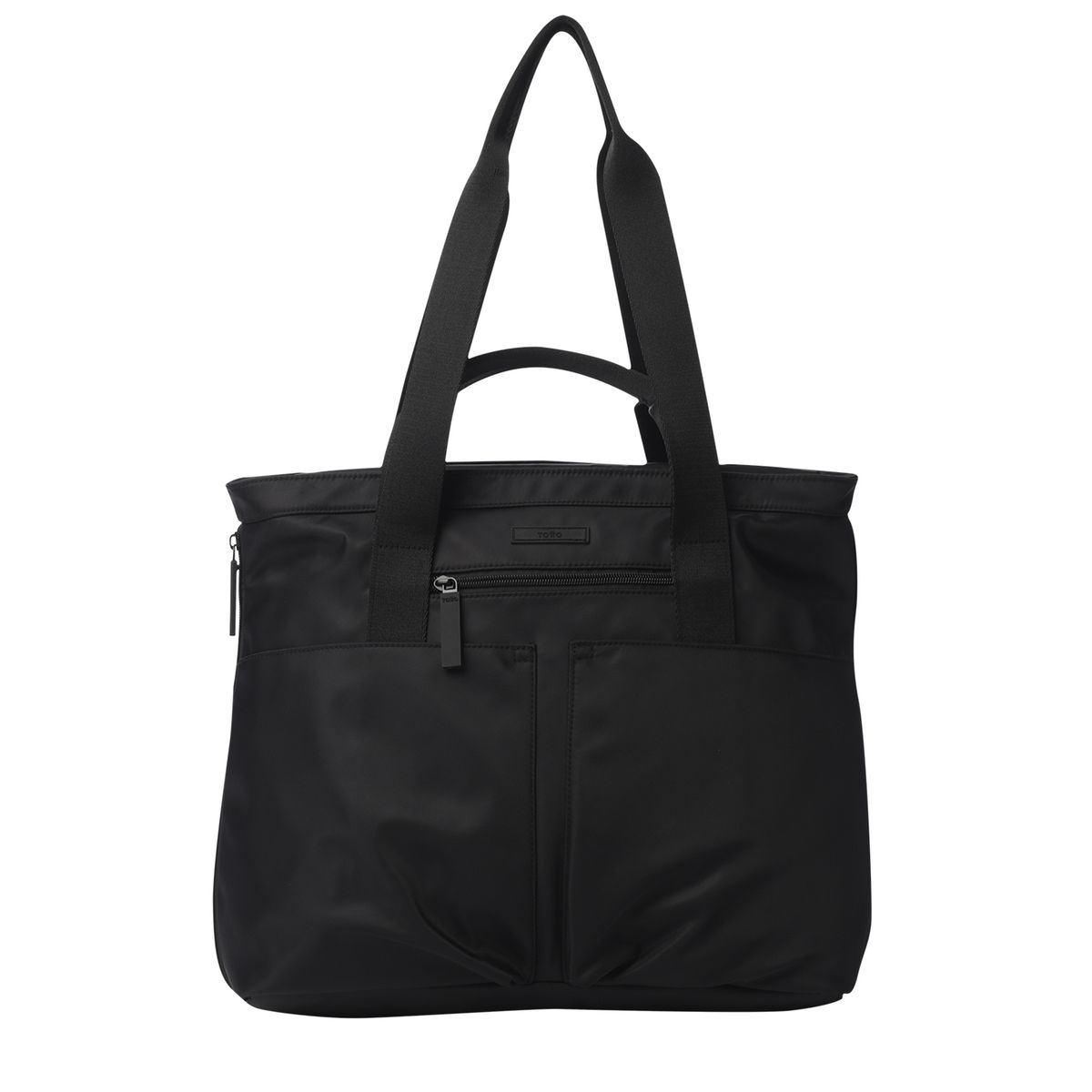 TOTTO - Cartera Tote Bag Mujer Cresa Notebook 14 Negra Totto