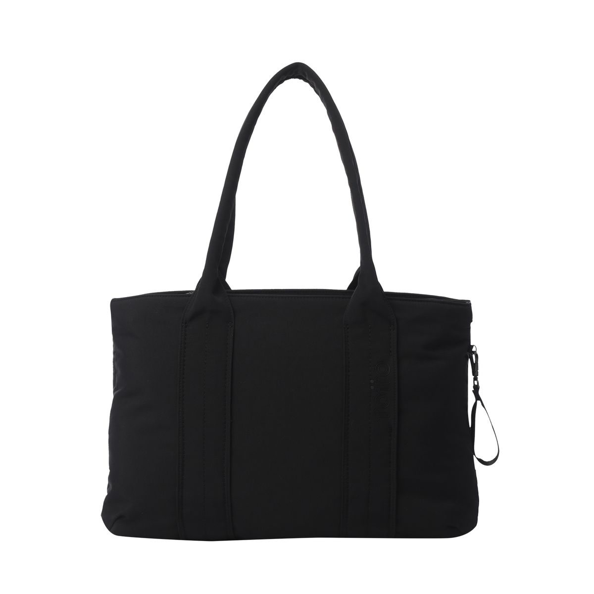 TOTTO - Cartera Tote Bag Mujer Sicilia Notebook 16 Negro Totto