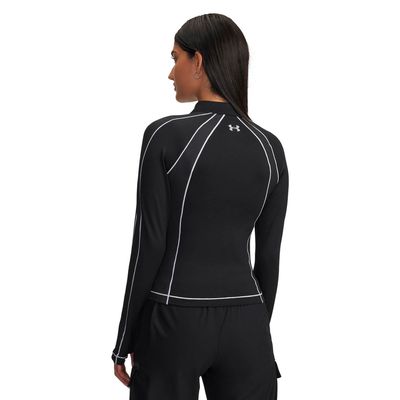 Imagen 2 del producto Primera capa superior Mujer ColdGear 12 zip Negro