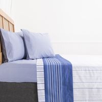 Sábana 2 Plazas 144 Hilos Estampado Lines