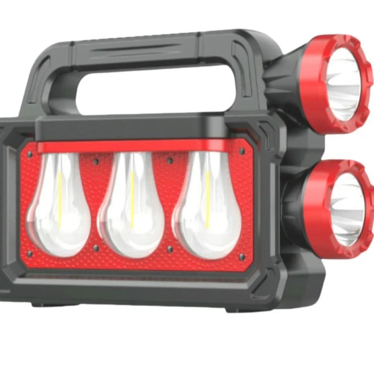 GENERICO - Linterna Multifuncional Doble Iluminación Led Portatil GRIS