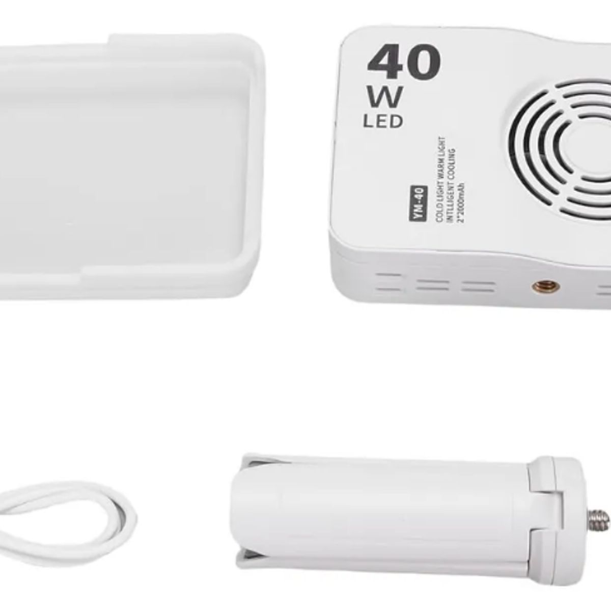 GENERICO - Luz De Relleno De Bolsillo Recargable Portátil Trípode 40w