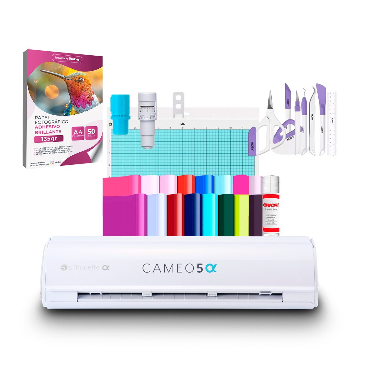 SILHOUETTE - Kit Plotter de corte Silhouette Cameo 5 Alpha Emprendedor