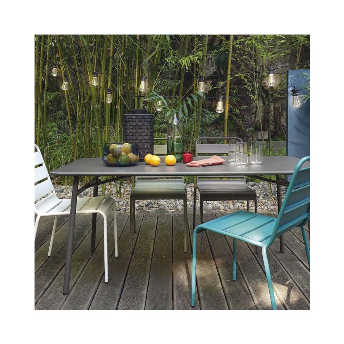 GENERICO - Guirnalda Solar 10 Metros con 10 Ampolletas LED – Luz Cálida IP65