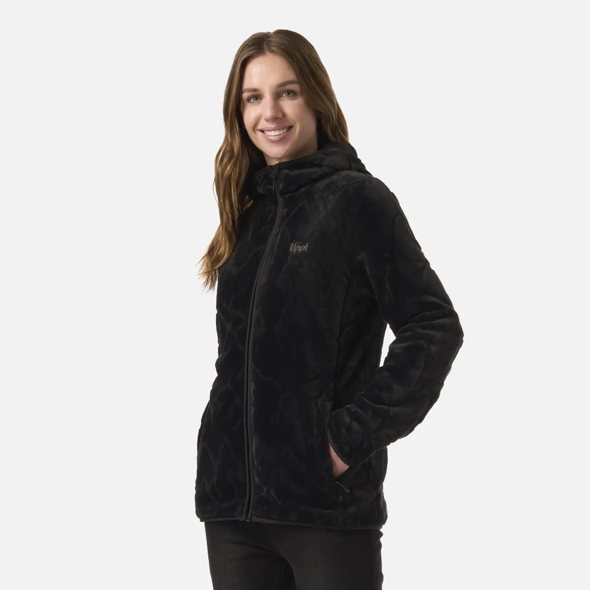 LIPPI - Polar Mujer Lakeside Therm-Pro Hoody Jacket Negro Lippi