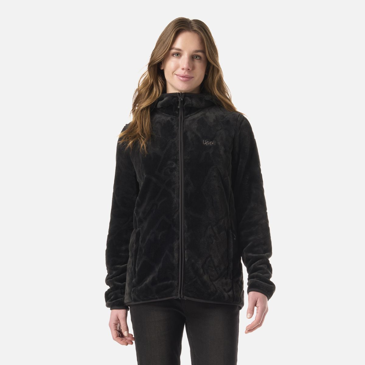 LIPPI - Polar Mujer Lakeside Therm-Pro Hoody Jacket Negro Lippi