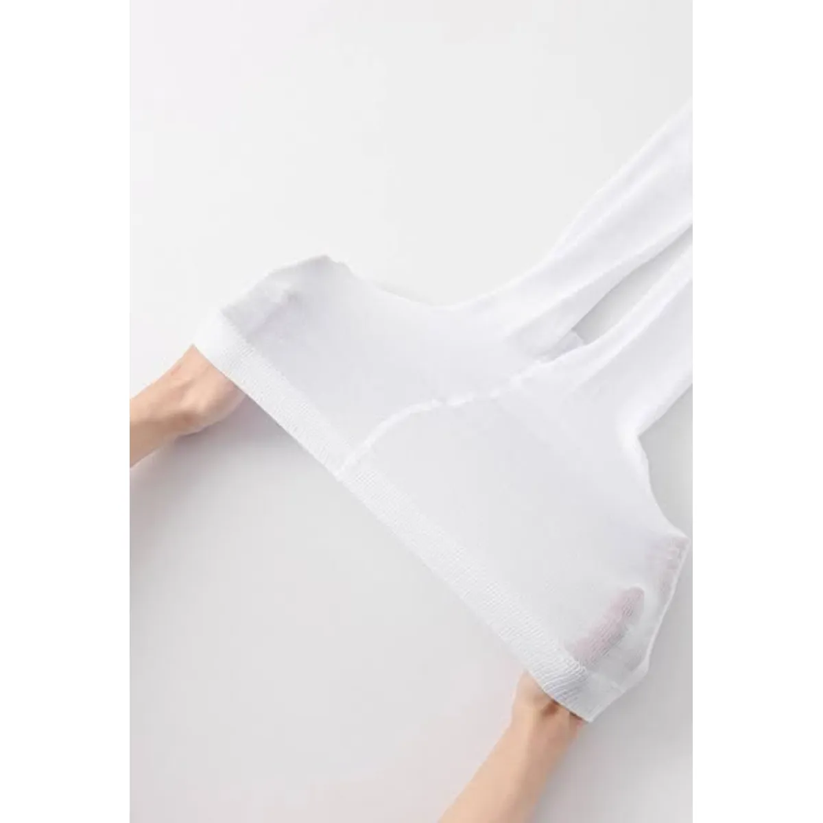 GENERICO - Pack 3 pantys blancas niños elasticadas bambu talla 6 a 8