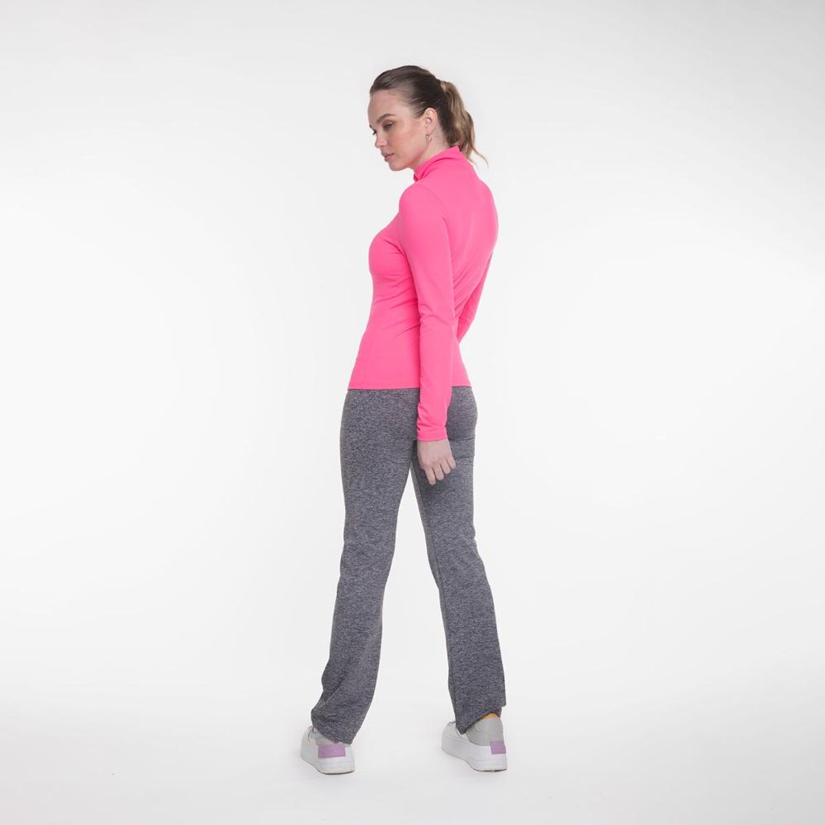 EVERLAST - Polera ML Basic Fucsia Everlast