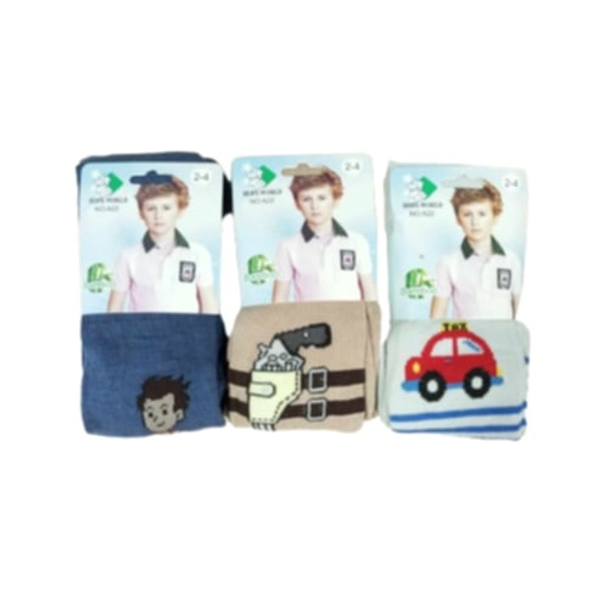GENERICO - Pack 3 pantys para niños 2 años a 4 años
