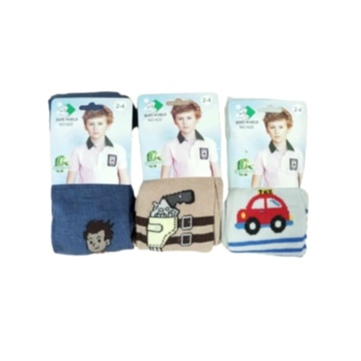 GENERICO - Pack 3 pantys para niños 2 años a 4 años
