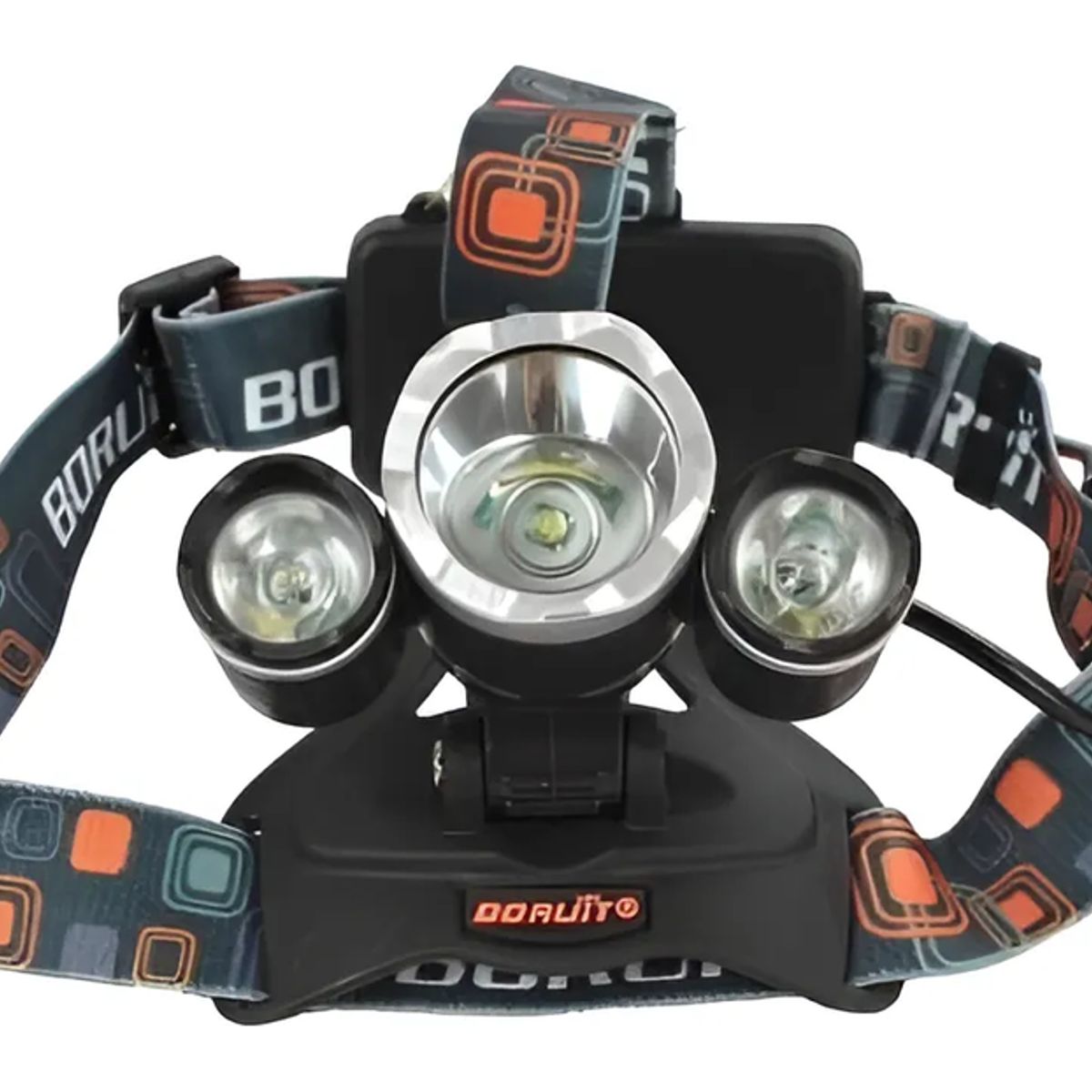 GENERICO - Linterna Frontal 5000 Lumenes Led Minero Linterna Negro Luz Bordó