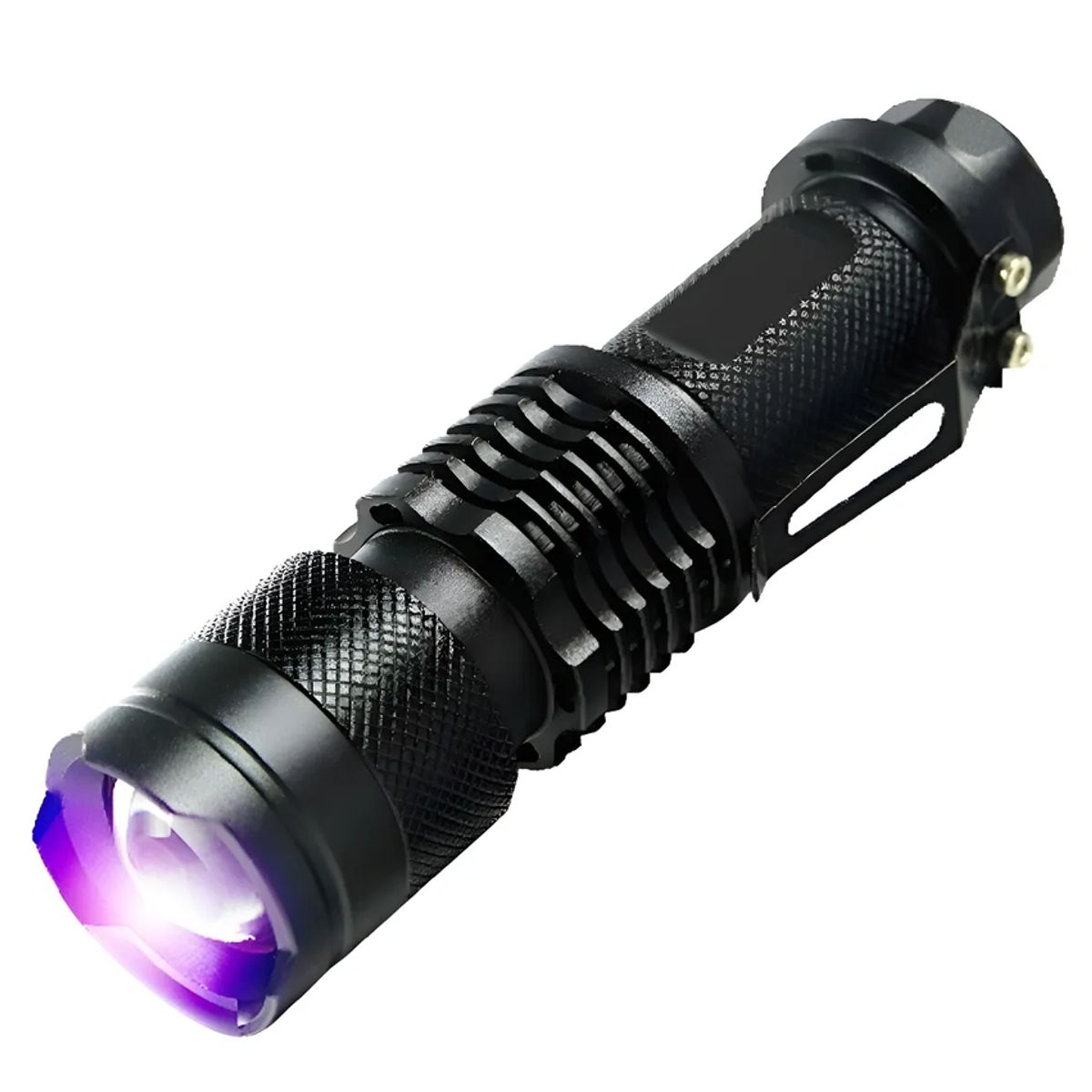 Linterna De Bolsillo Ultravioleta Luz Uv + Pila Y Cargador, marca GENERICO - Foto Principal