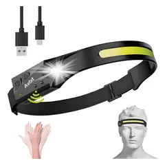 GENERICO - Linterna Frontal Led Brillante Luz Camping Lampara De Cabeza Luz Blanco