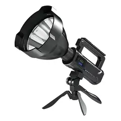 GENERICO - Linterna Led Usb Recargable Adkarpotente Con Tripode Color de la linterna Negro Color de la luz Blanco