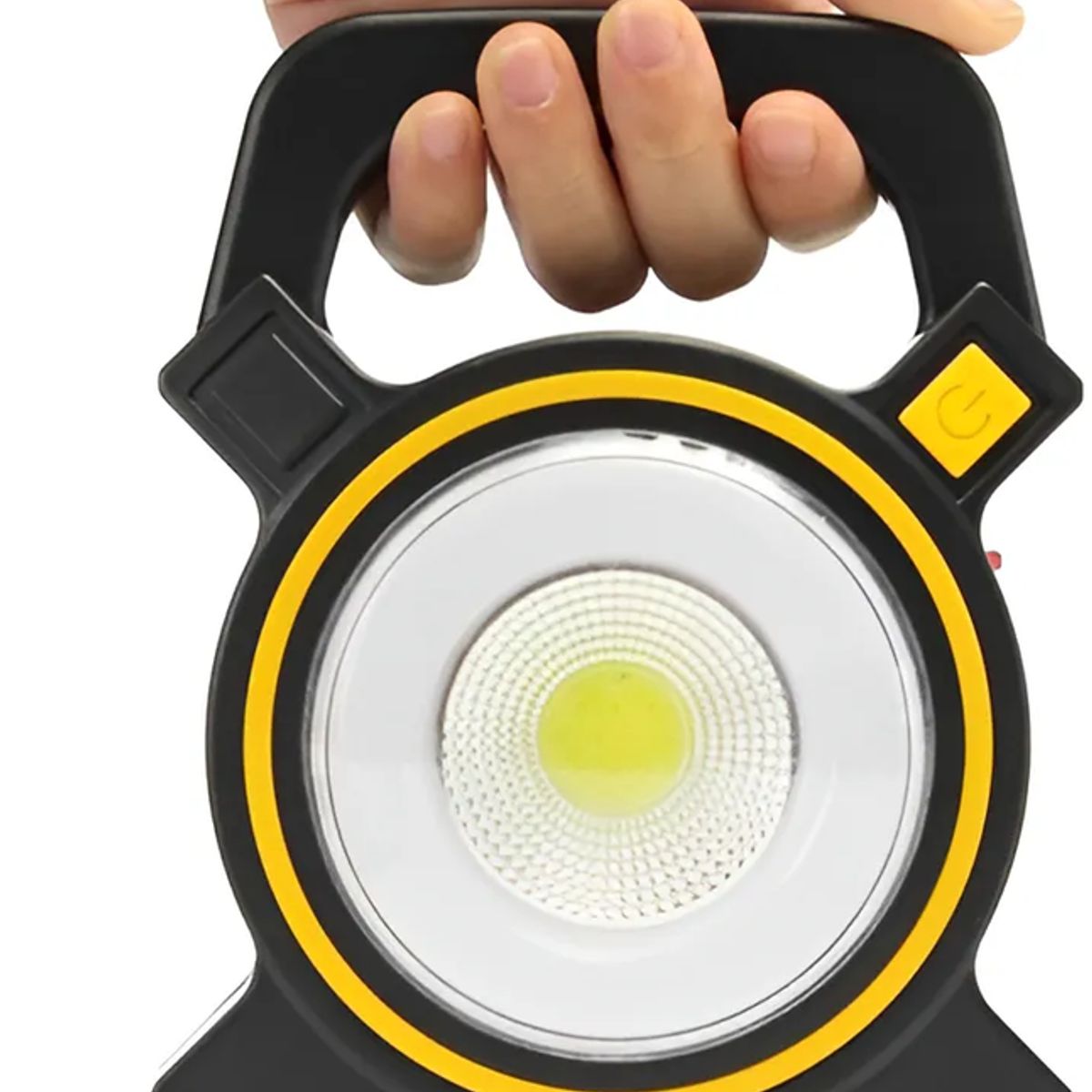 GENERICO - Pack 3 Linterna Foco Led Solar Recargable Para Camping Usb Color De La Linterna Jy-819 Color De La Luz Blanco