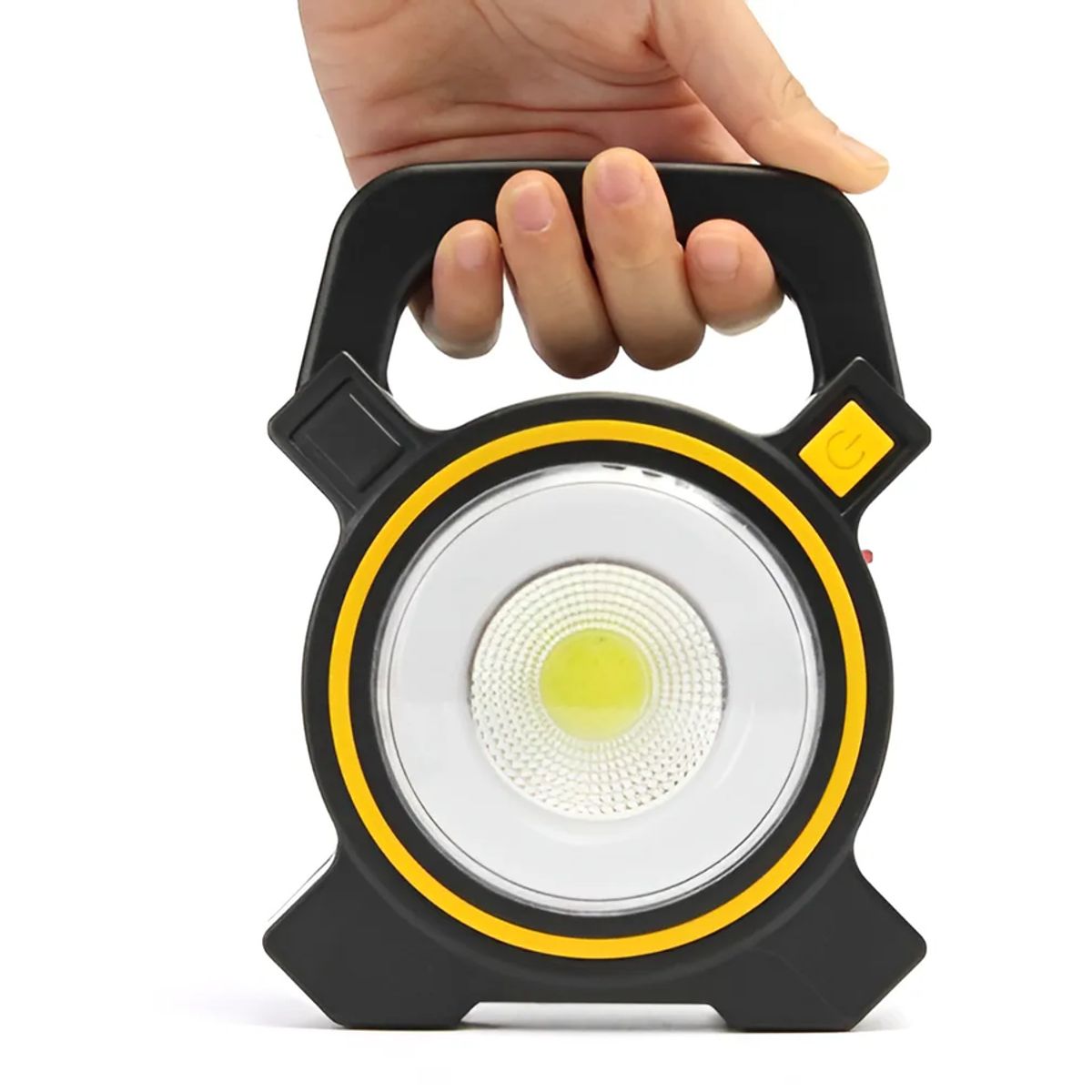 GENERICO - Pack 3 Linterna Foco Led Solar Recargable Para Camping Usb Color De La Linterna Jy-819 Color De La Luz Blanco