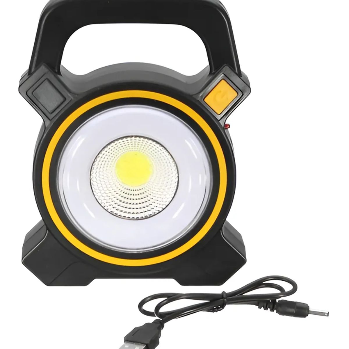 GENERICO - Pack 3 Linterna Foco Led Solar Recargable Para Camping Usb Color De La Linterna Jy-819 Color De La Luz Blanco