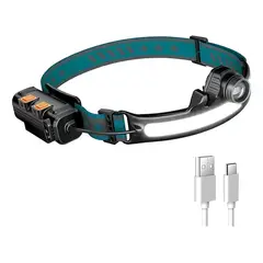 GENERICO - Linterna Frontal Led 1000lm Luz Camping Lampara De Cabeza Luz Blanco