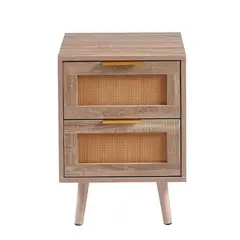 HABITA2 CHILE - Velador Wood Brown -Oscuro Mesa de Noche